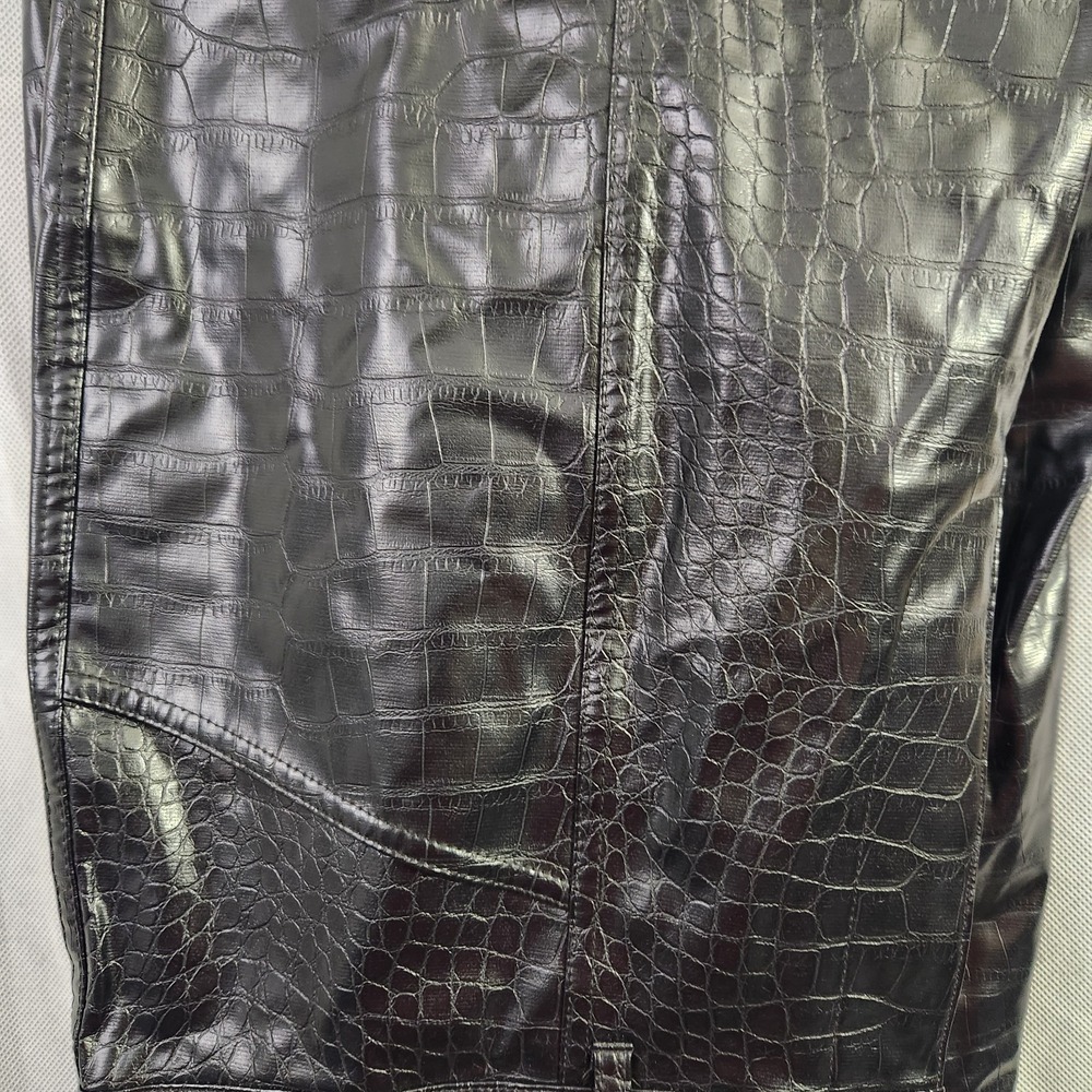 A New Day Women's Relaxed High Rise Ankle Faux-Croc Leather Pants 14 NWT - Picture 11 of 11